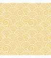 4081-26307 - Alorah Yellow Wave Wallpaper by A Street