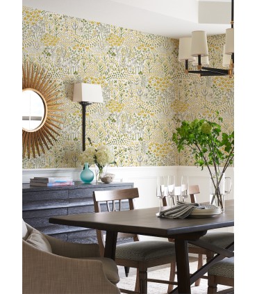 4081-26348 - Chilton Yellow Wildflowers Wallpaper by A Street
