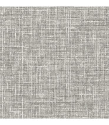 4081-26354 - Emerson Grey Faux Linen Wallpaper by A Street