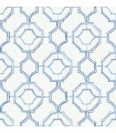 4081-26314 - Gallina Blue Trellis Wallpaper by A Street