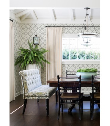 4081-26315 - Gallina Charcoal Trellis Wallpaper by A Street