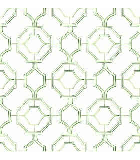 4081-26316 - Gallina Green Trellis Wallpaper by A Street