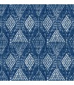 4081-26320 - Grady Blue Dotted Geometric Wallpaper by A Street