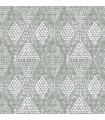 4081-26322 - Grady Grey Dotted Geometric Wallpaper by A Street