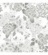 4081-26303 - Irina Grey Floral Blooms Wallpaper by A Street
