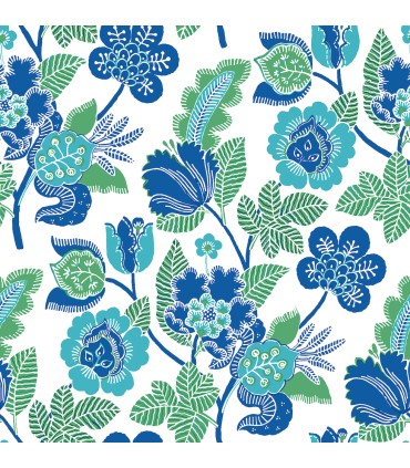 4081-26339 - Jana Green Jacobean Wallpaper by A Street