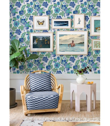 4081-26339 - Jana Green Jacobean Wallpaper by A Street