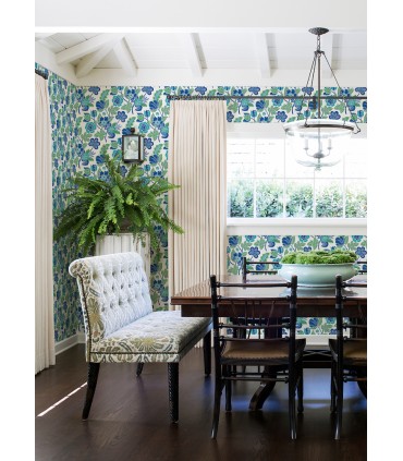 4081-26339 - Jana Green Jacobean Wallpaper by A Street
