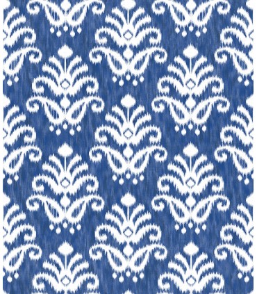 4081-26329 - Keaton Blue Medallion Wallpaper by A Street