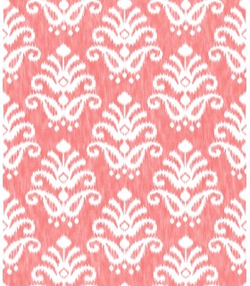 4081-26330 - Keaton Coral Medallion Wallpaper by A Street