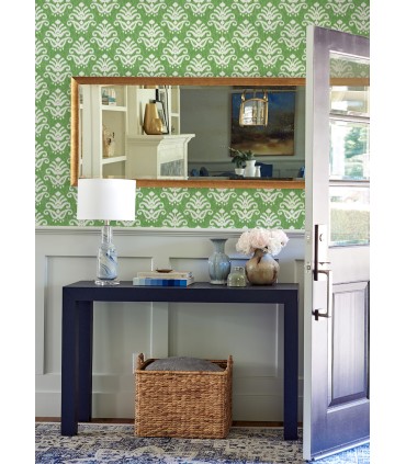 4081-26331 - Keaton Green Medallion Wallpaper by A Street