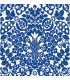 4081-26332 - Marni Blue Fruit Damask Wallpaper by A Street