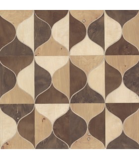 DT5003 - Burlwood Ogee Wallpaper by Candice Olson After Eight