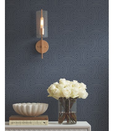 DT5143 - Hourglass With Glass Beads Wallpaper by Candice Olson After Eight