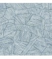 4014-26401 - Aldabra Blue Textured Geometric Wallpaper by A Street