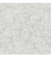 4014-26402 - Aldabra Grey Textured Geometric Wallpaper by A Street