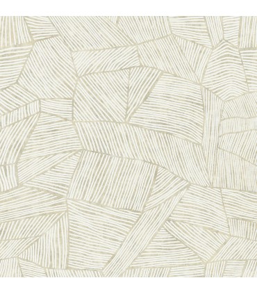 4014-26400 - Aldabra Taupe Textured Geometric Wallpaper by A Street