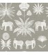 4014-26437 - Bazaar Grey Elephant Oasis Wallpaper by A Street