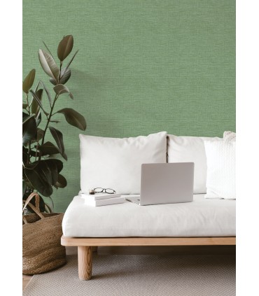 4014-26458 - Exhale Green Texture Wallpaper by A Street