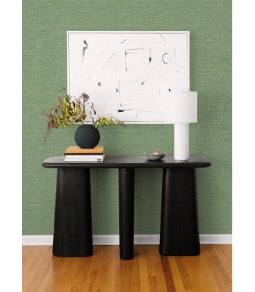 4014-26458 - Exhale Green Texture Wallpaper by A Street