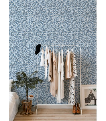 4014-26431 - Flavia Blue Animal Print Wallpaper by A Street