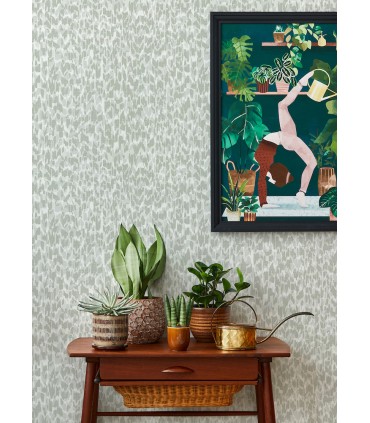 4014-26432 - Flavia Grey Animal Print Wallpaper by A Street