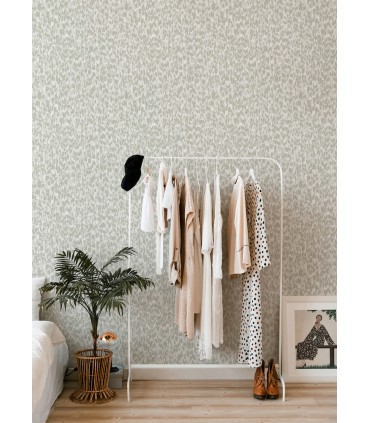 4014-26432 - Flavia Grey Animal Print Wallpaper by A Street