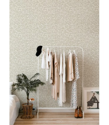 4014-26428 - Flavia Light Grey Animal Print Wallpaper by A Street