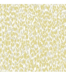 4014-26429 - Flavia Yellow Animal Print Wallpaper by A Street