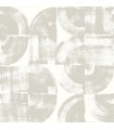 4014-26406 - Giulietta Light Grey Painterly Geometric Wallpaper by A Street