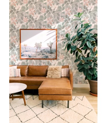 4014-26454 - Koko Grey Floral Wallpaper by A Street