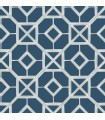 4014-26411 - Livia Dark Blue Trellis Wallpaper by A Street