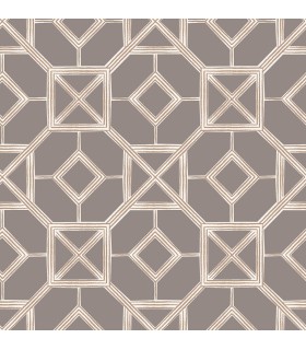 4014-26413 - Livia Mauve Trellis Wallpaper by A Street