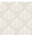4014-26465 - Palmier Light Grey Lotus Fan Wallpaper by A Street