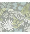 4014-26451 - Praslin Grey Botanical Wallpaper by A Street