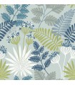 4014-26450 - Praslin Sky Blue Botanical Wallpaper by A Street