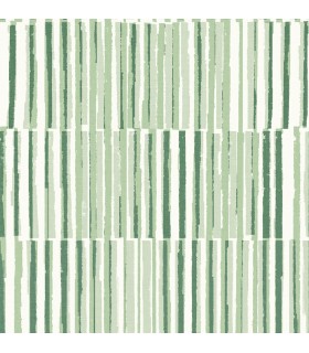 4014-26417 - Sabah Green Stripe Wallpaper by A Street