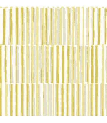4014-26416 - Sabah Yellow Stripe Wallpaper by A Street