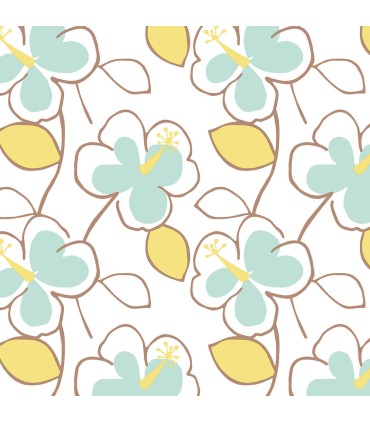 JJ38017 - Flower PowerWallpaper-Rewind by Norwall