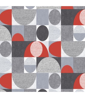 JJ38024 - Geo Dome Wallpaper-Rewind by Norwall