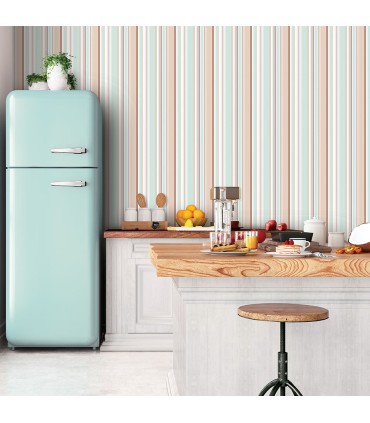 JJ38044 - Step Stripe Wallpaper-Rewind by Norwall