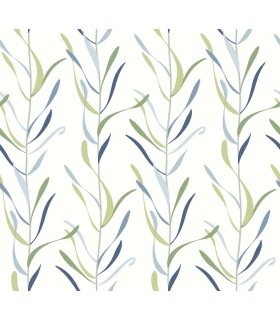 GO8323 - Chloe Vine Peacock Wallpaper- Greenhouse by York