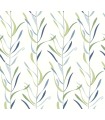 GO8323 - Chloe Vine Peacock Wallpaper- Greenhouse by York