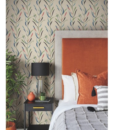 GO8326 - Chloe Vine Savanna Wallpaper- Greenhouse by York