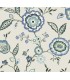 GO8231 - Dahlia Blooms Dove/Cornflower Wallpaper- Greenhouse by York