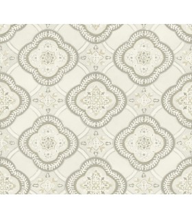 GO8212 - Garden Trellis Hazel Wallpaper- Greenhouse by York