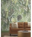 GO8332M - Greenery Cotton Wall Mural- Greenhouse by York