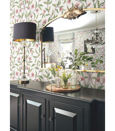 GO8252 - Jasmine Coral Wallpaper- Greenhouse by York