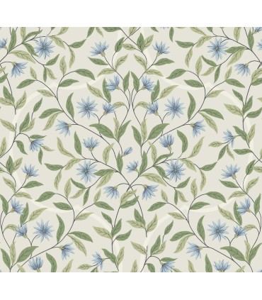 GO8255 - Jasmine Cornflower Wallpaper- Greenhouse by York
