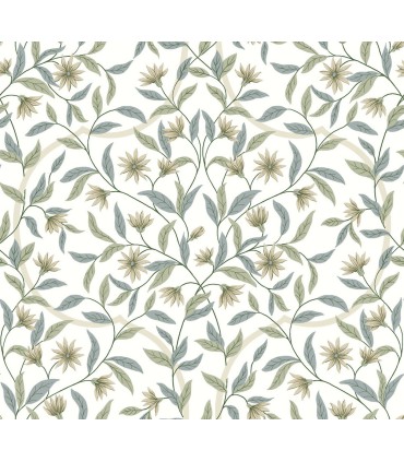 GO8253 - Jasmine Eucalyptus Wallpaper- Greenhouse by York